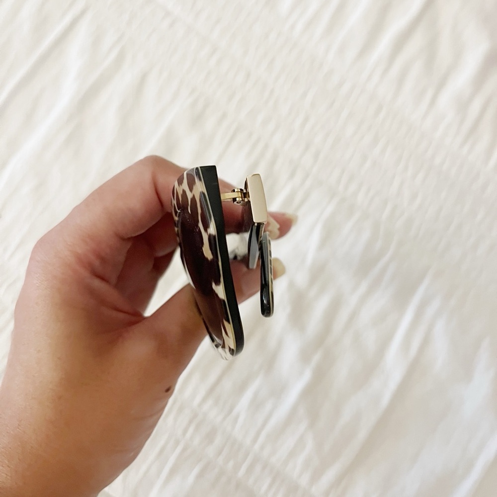 KATE SPADE Jalen Leopard Tortoise Sunglasses - Picture 6 of 8